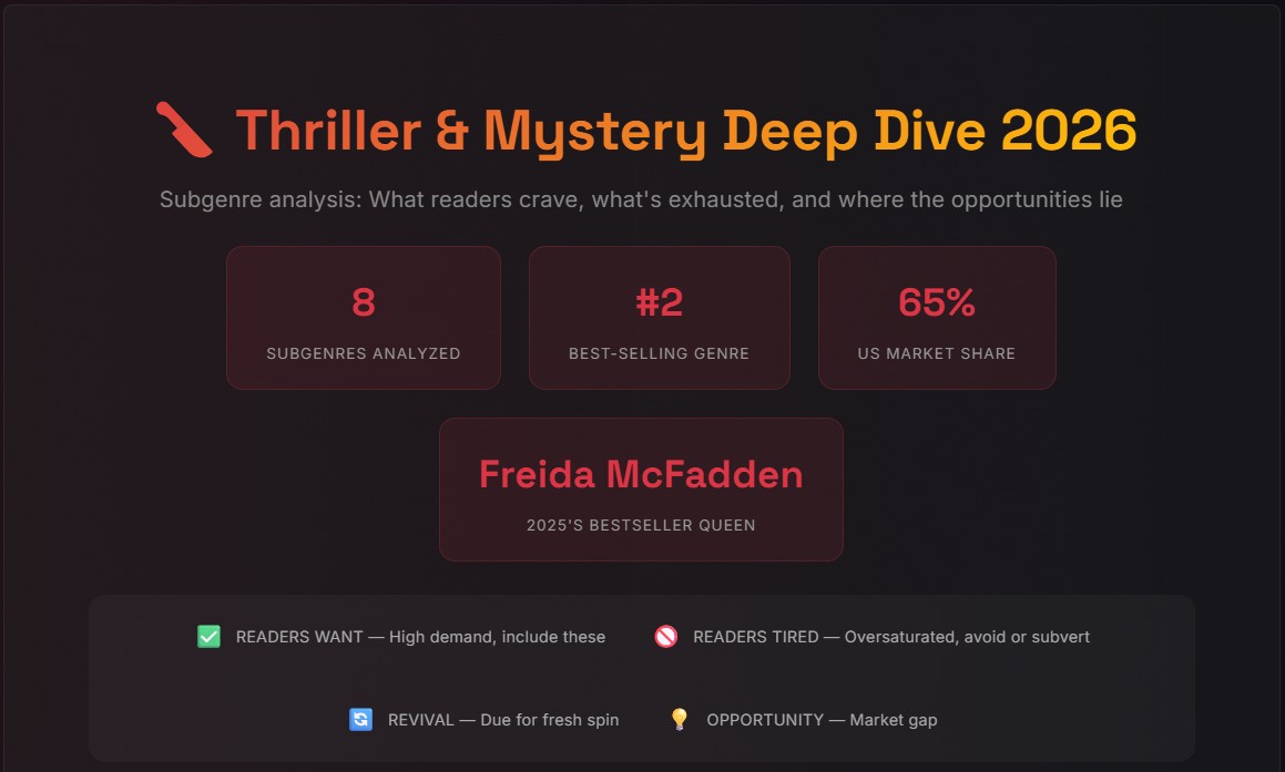 Thriller and Mystery Deep Dive 2026
